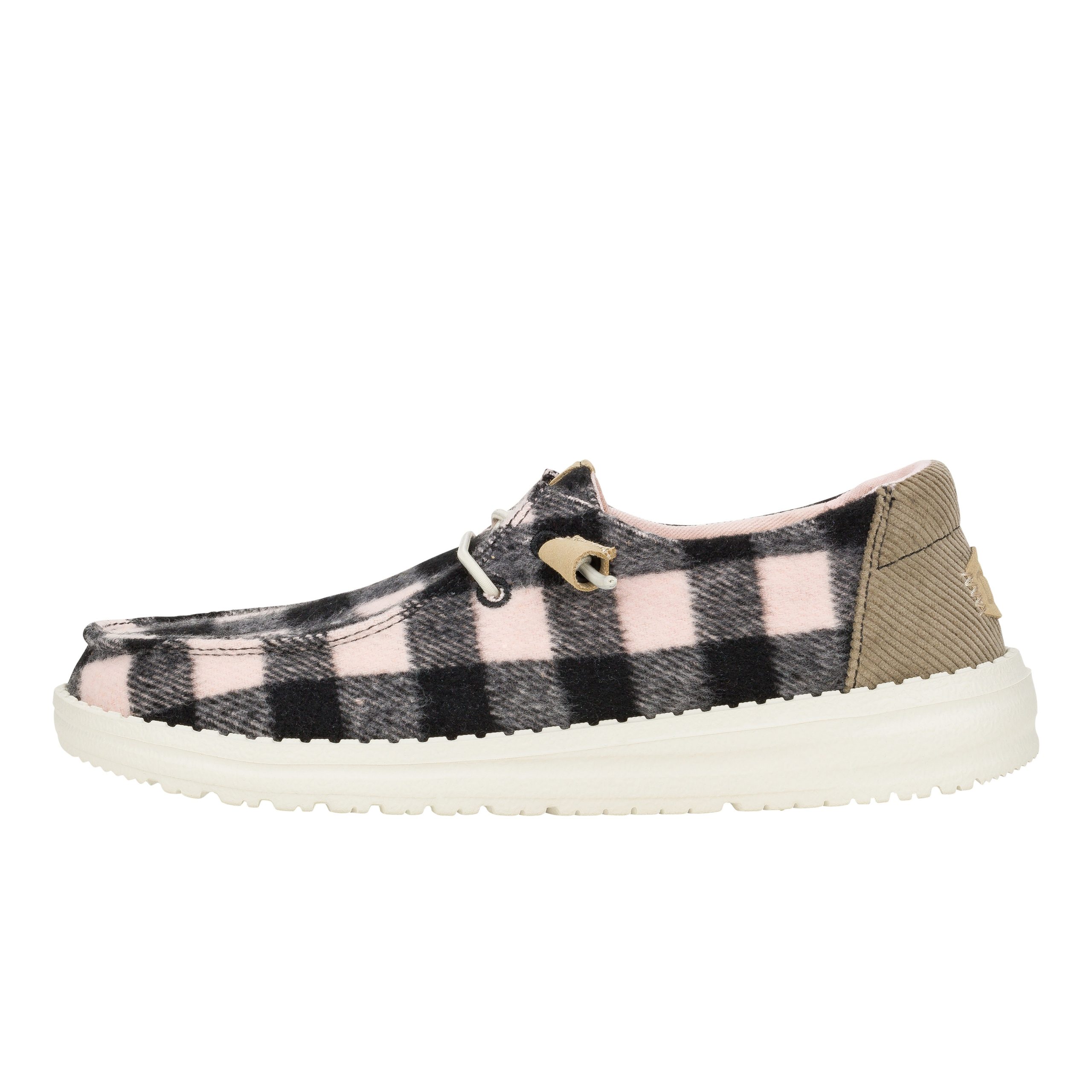 Wendy Buffalo Plaid – Pale Pink/Black