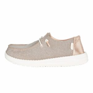 Wendy Toddler Metallic Sparkle – Rose Gold