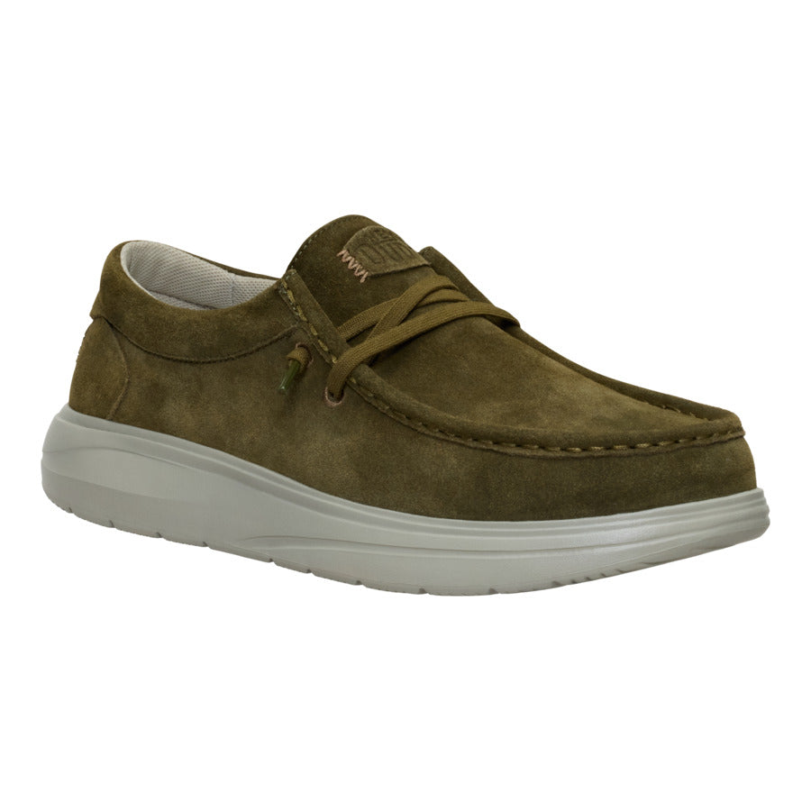 Wally Comf Suede – Dark Olive/Stone Grey - Image 7