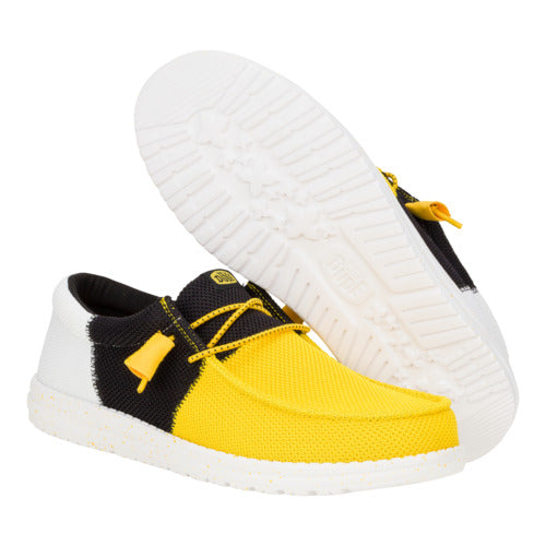 Wally Tri Varsity Mesh – Yellow/Black - Image 3