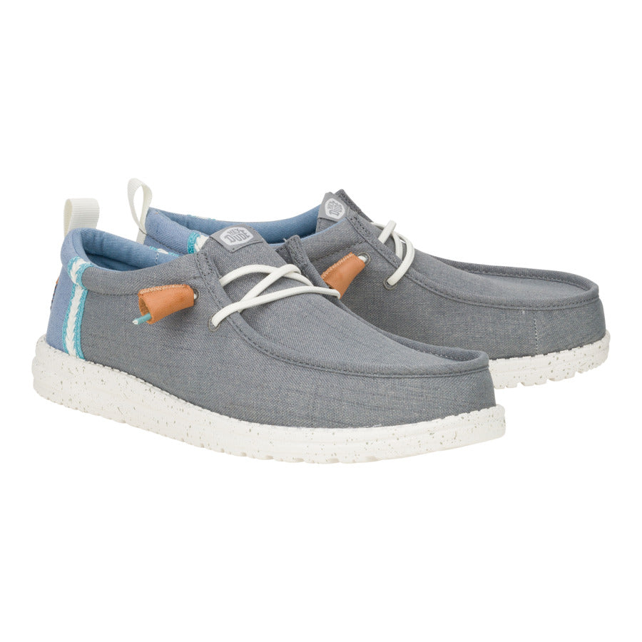 Wally Craft Linen – Monument Grey/Faded Denim - Image 2