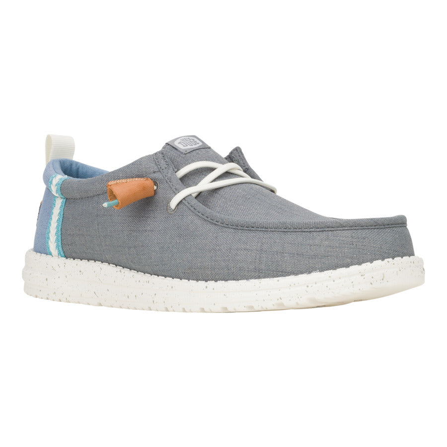 Wally Craft Linen – Monument Grey/Faded Denim - Image 7