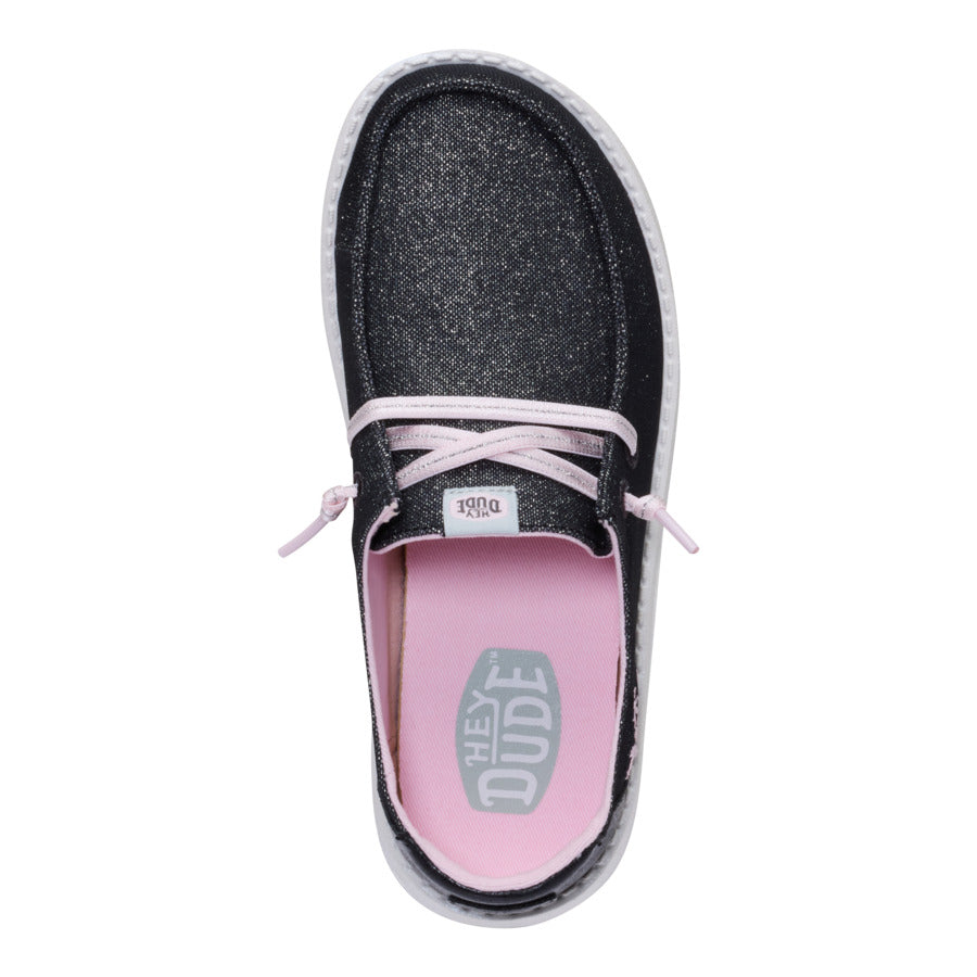 Wendy Youth Shimmer Flower – Charcoal - Image 6