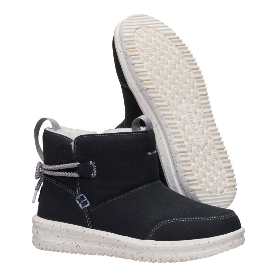 Camden Bow Boot Youth Cozy – Black - Image 3
