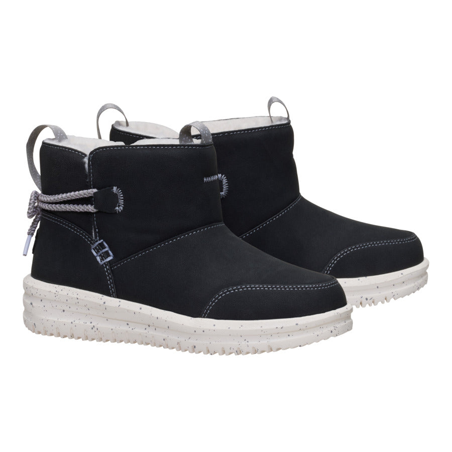 Camden Bow Boot Youth Cozy – Black - Image 2