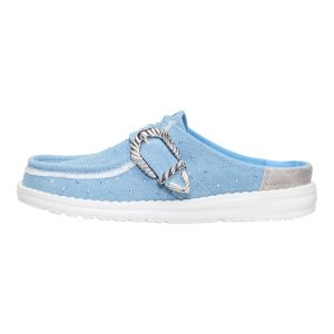 Wendy Slip Buckle Denim – Blue/Multi