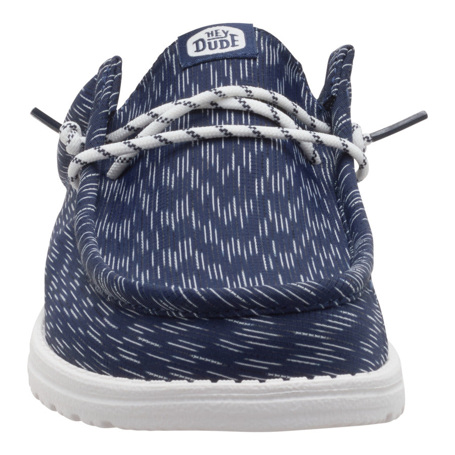 Wally Slip Jersey Jacquard – Navy Blazer/White - Image 4