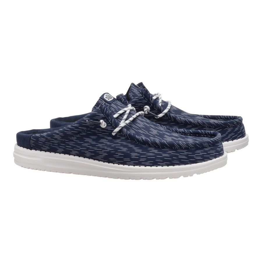 Wally Slip Jersey Jacquard – Navy Blazer/White - Image 2