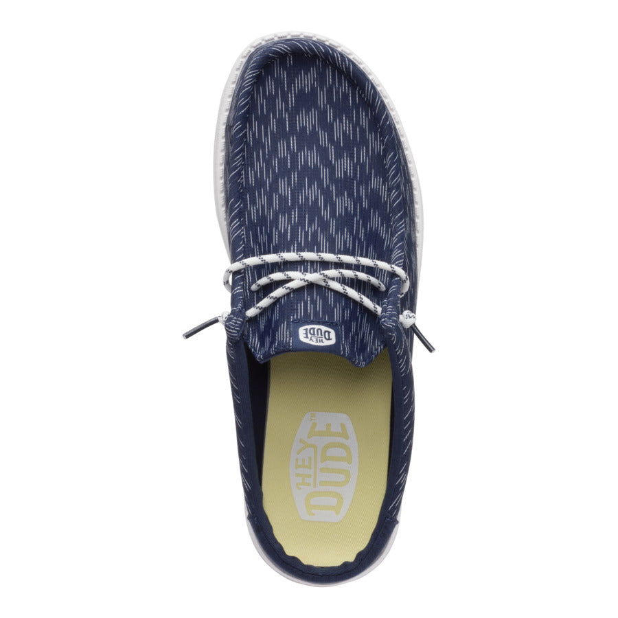 Wally Slip Jersey Jacquard – Navy Blazer/White - Image 6