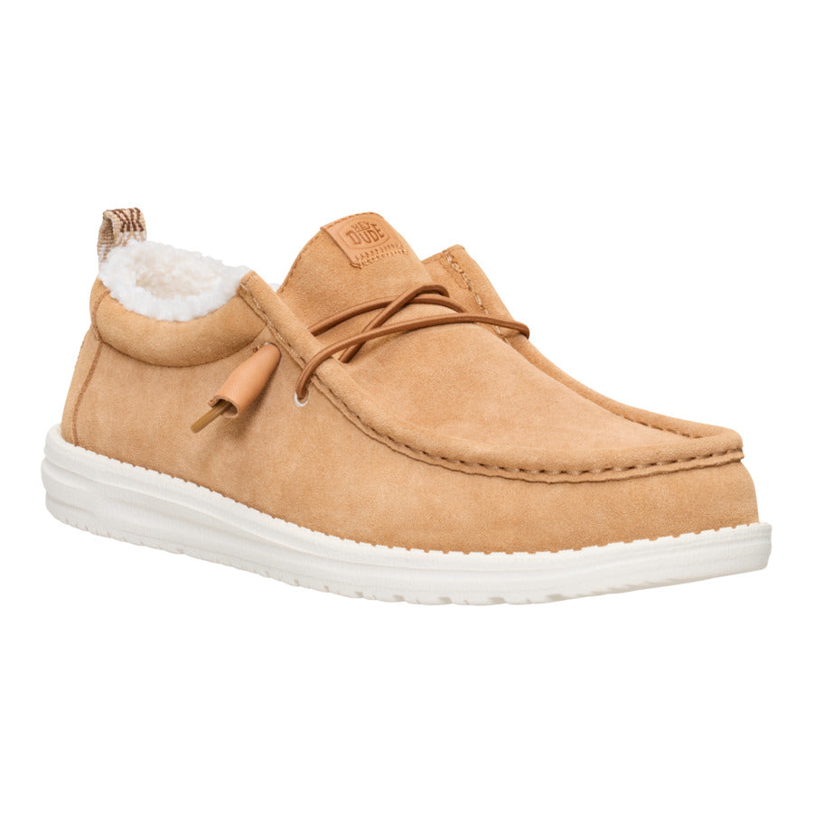 Wally Suede Shearling – Lion Orange/Multi - Image 7