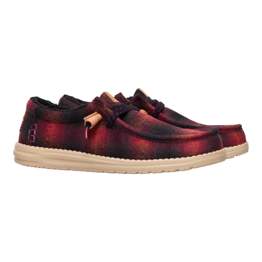Wally Cozy Plaid – Red Plaid/Black - Image 2