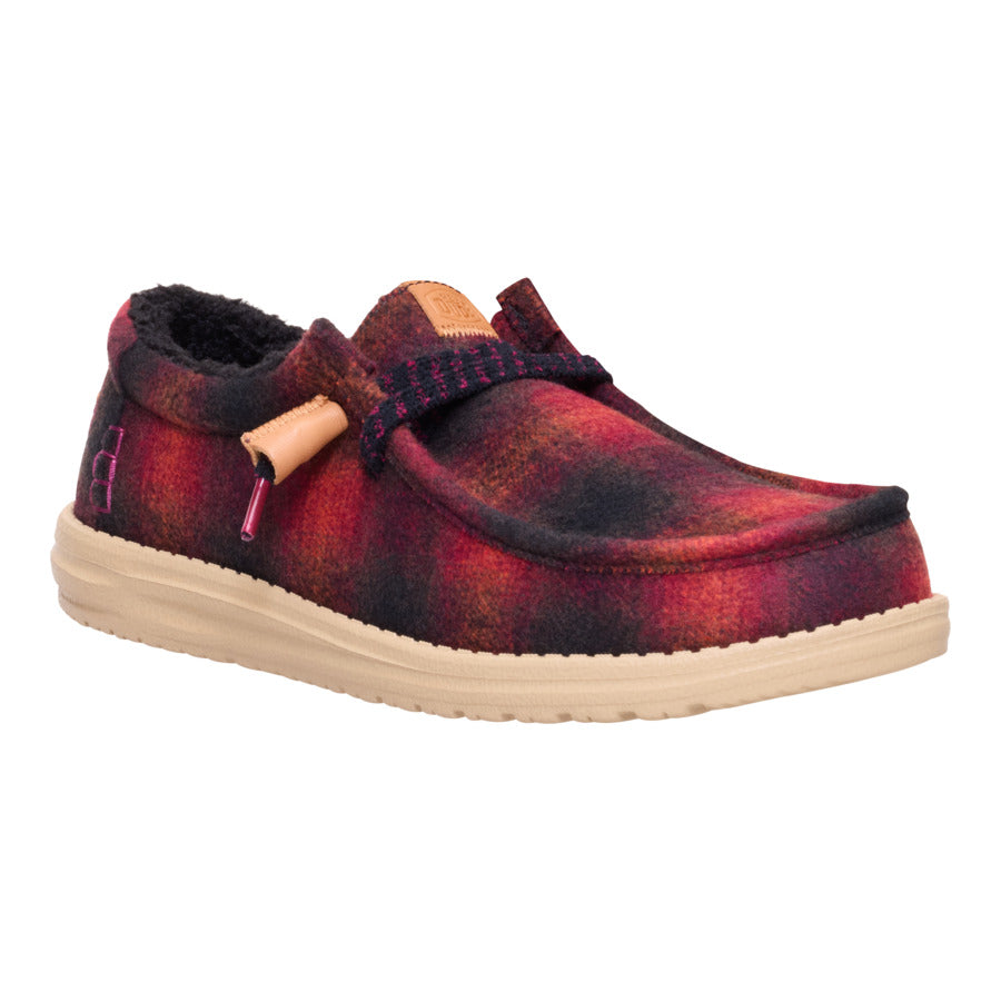 Wally Cozy Plaid – Red Plaid/Black - Image 7