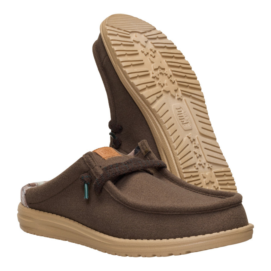 Wally Slip Cozy Plaid – Major Brown/Multi - Image 3