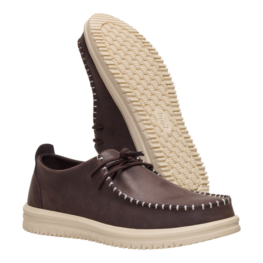 Wally NXT Moc Leather – Mole Brown/Wood Ash - Image 3